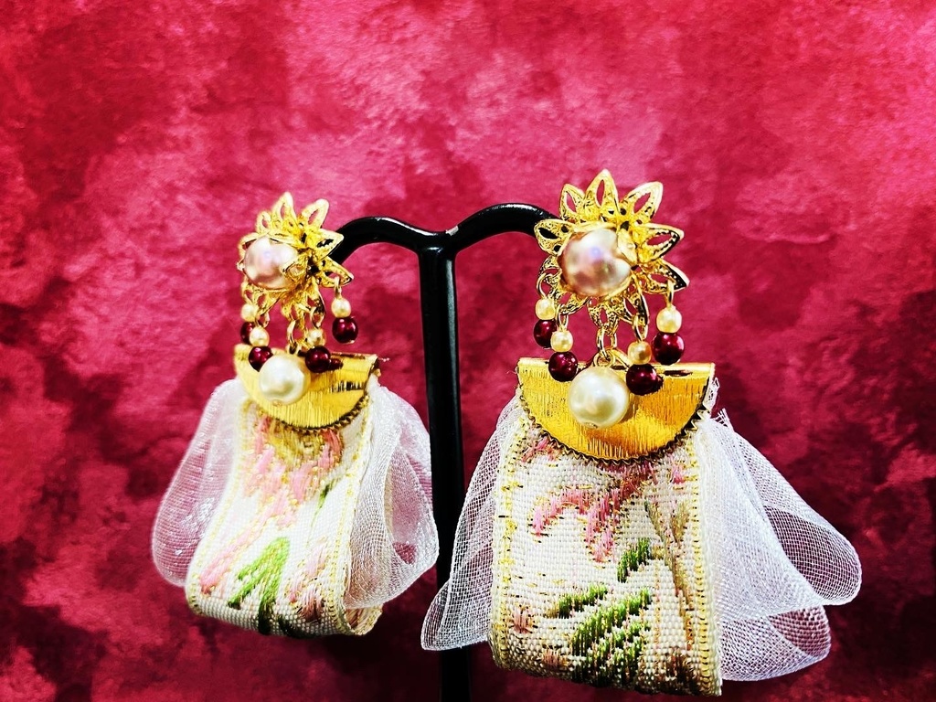 【オリジナル】Flower ribbon【ピンク】