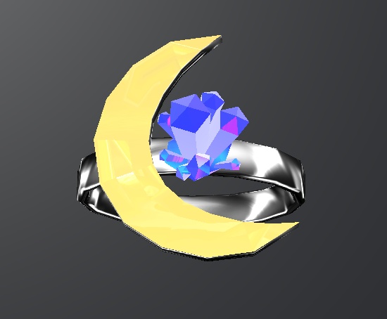 moon&crystalring