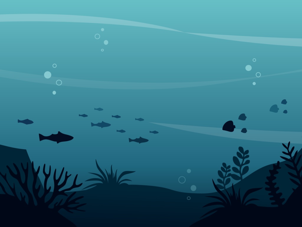 【無料あり】シンプルな背景素材【海底】
