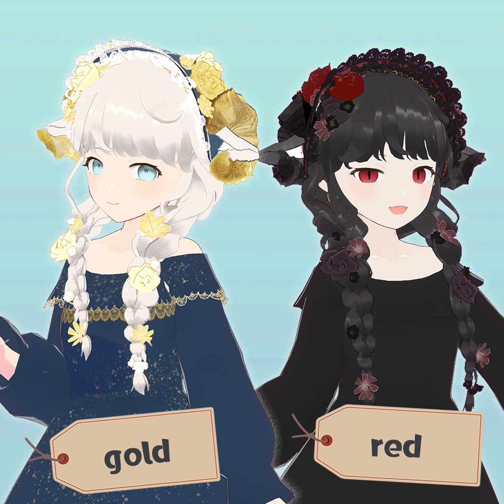 【VRoid】アリエスのまどろみヘッドドレス