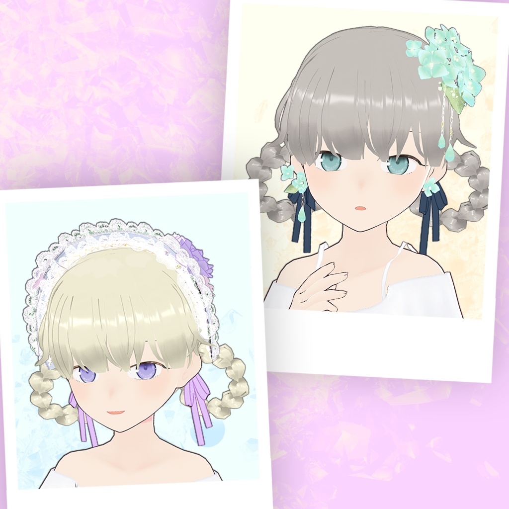 【VRoid】ポン・デ・ツイン