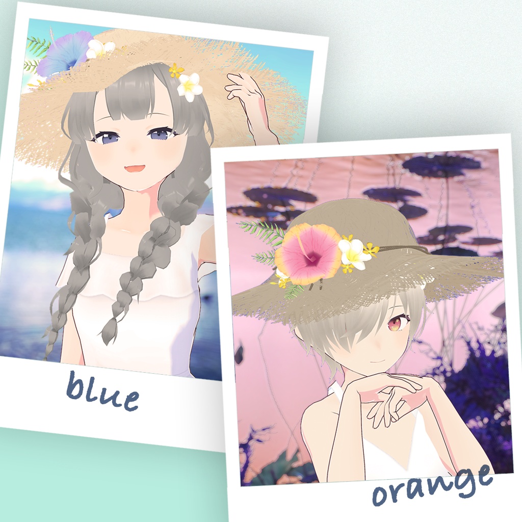 【VRoid】夏色フリンジ麦わら帽子