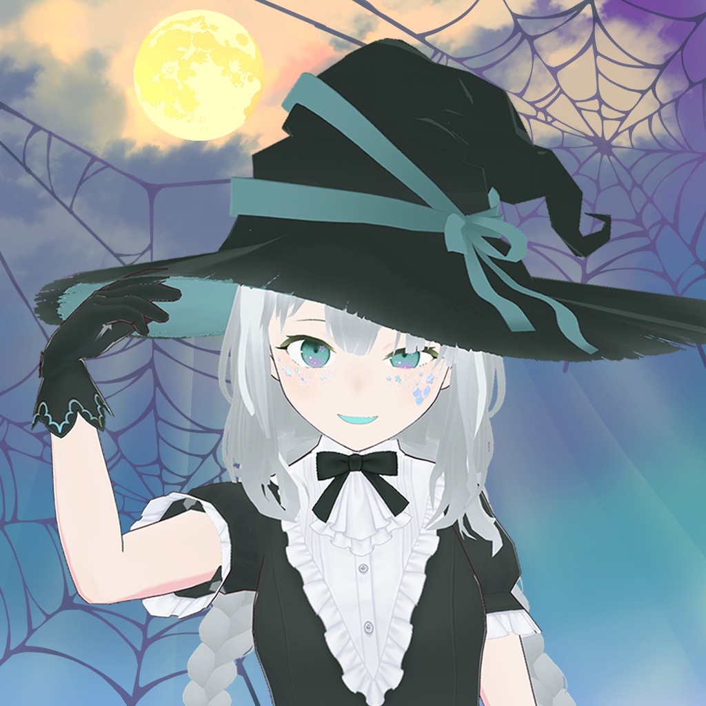 【VRoid】ねじれた魔女の帽子