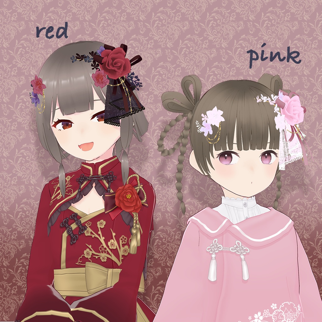 【VRoid】花咲くパーティヘッドドレス