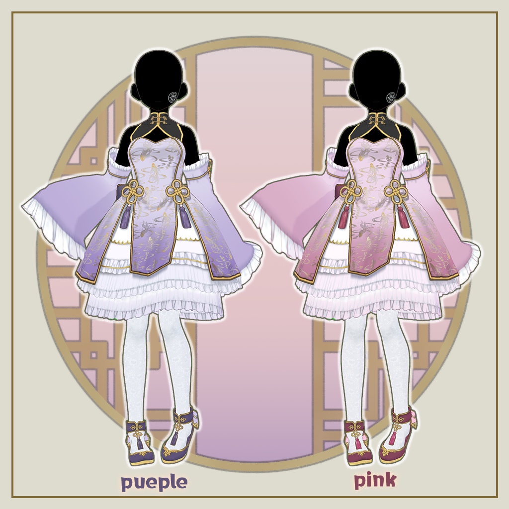 【VRoid】華やぎロリィタドレス