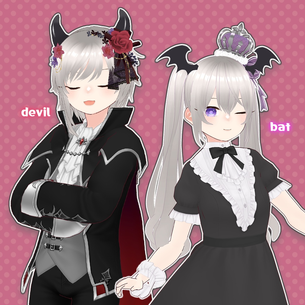 【VRoid】ハロウィンパーティカチューシャ