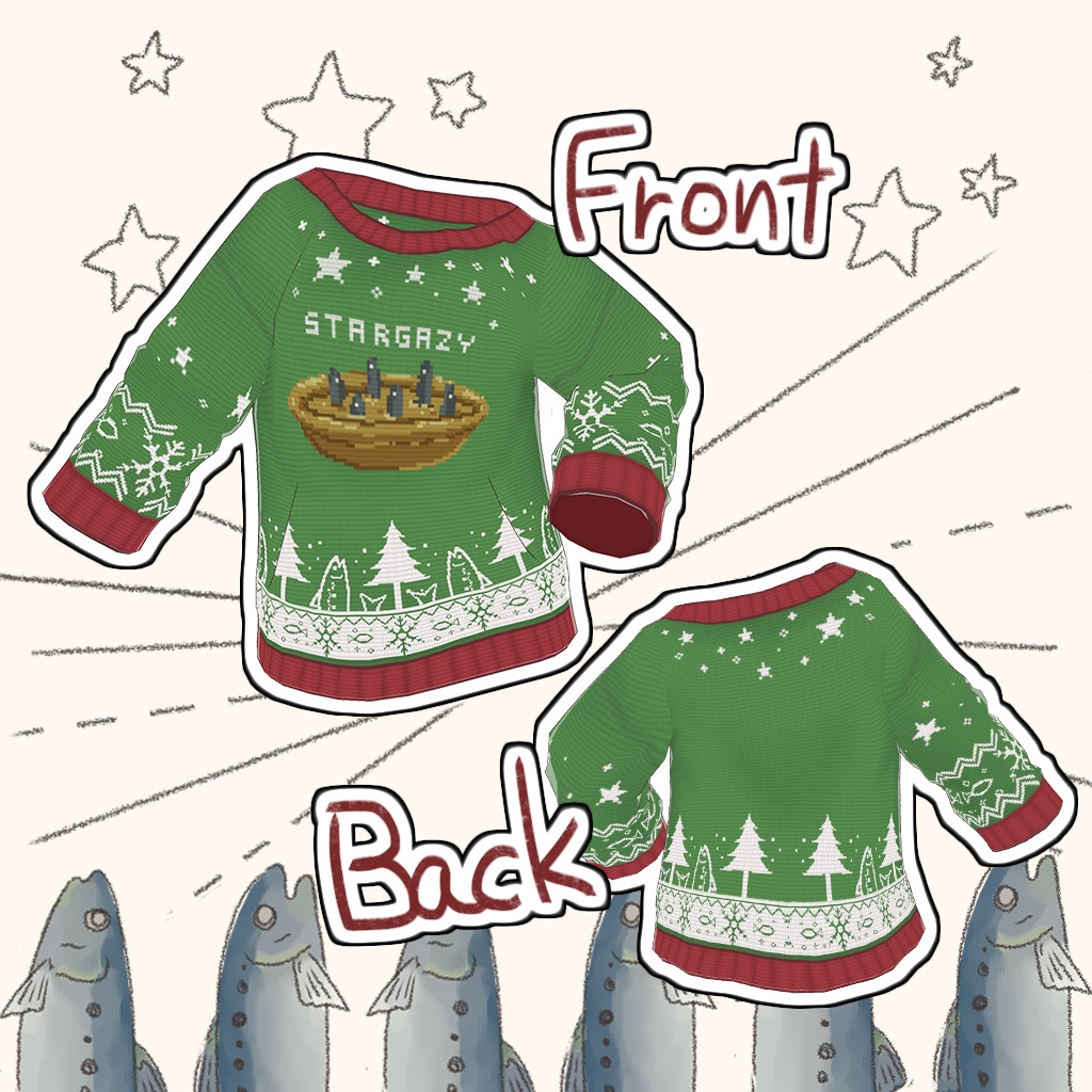 【VRoid】スターゲイジーセーター