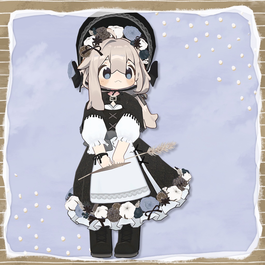 【まめふれんず対応】ひなたぼっこドレス