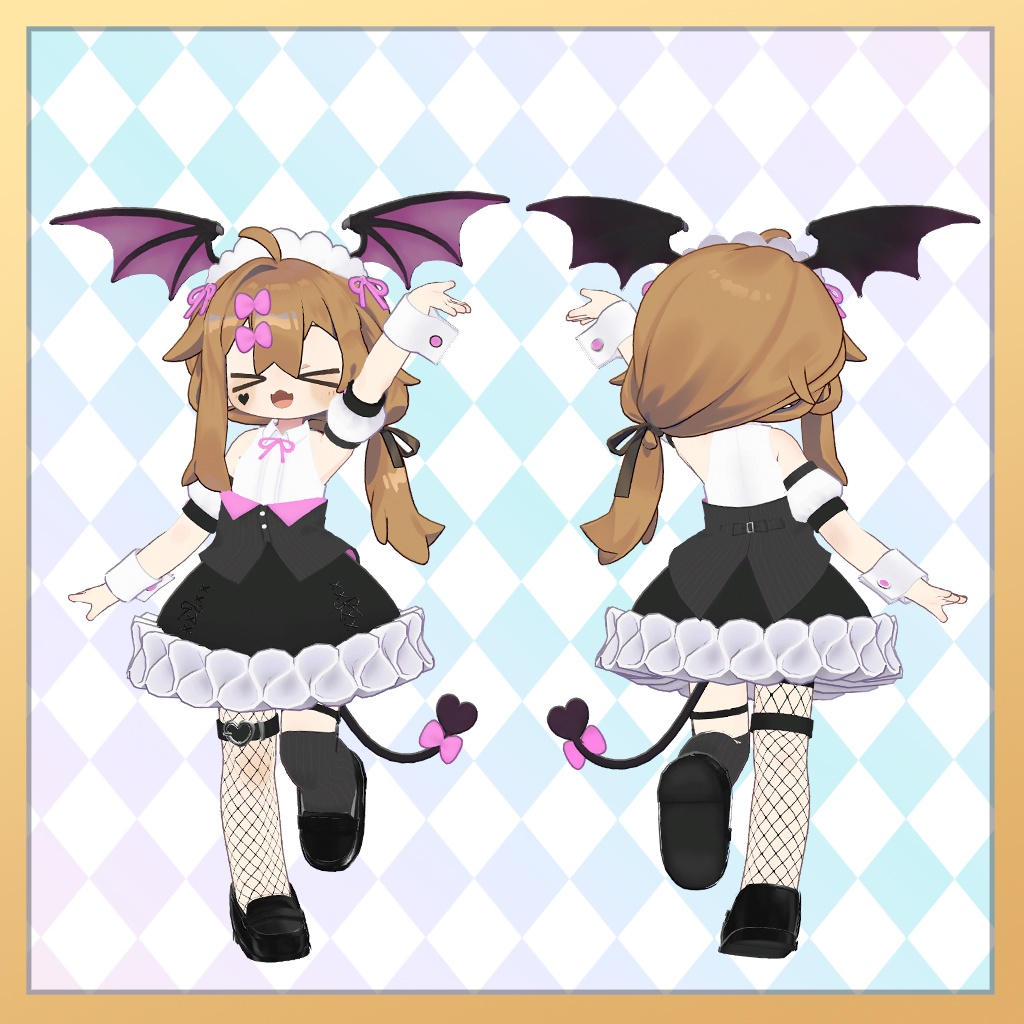 【まめふれんず対応】小悪魔ワンピース