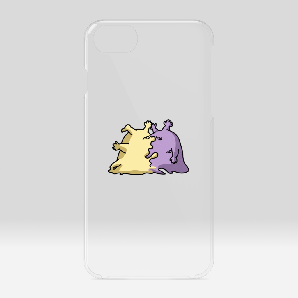 とろける人勿iPhoneクリアケース