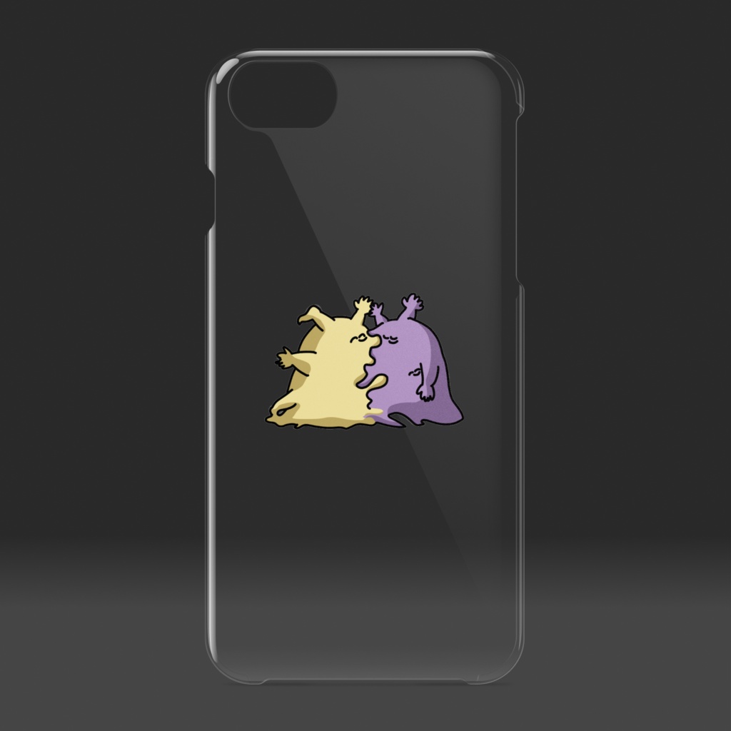 とろける人勿iPhoneクリアケース