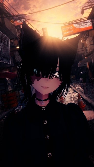 ぐるぐる目&火傷痕テクスチャ