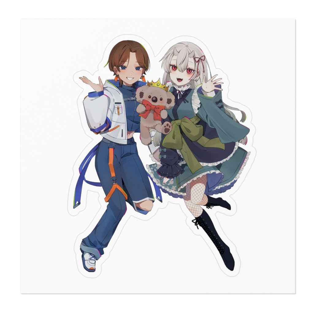 1周年すてっかー