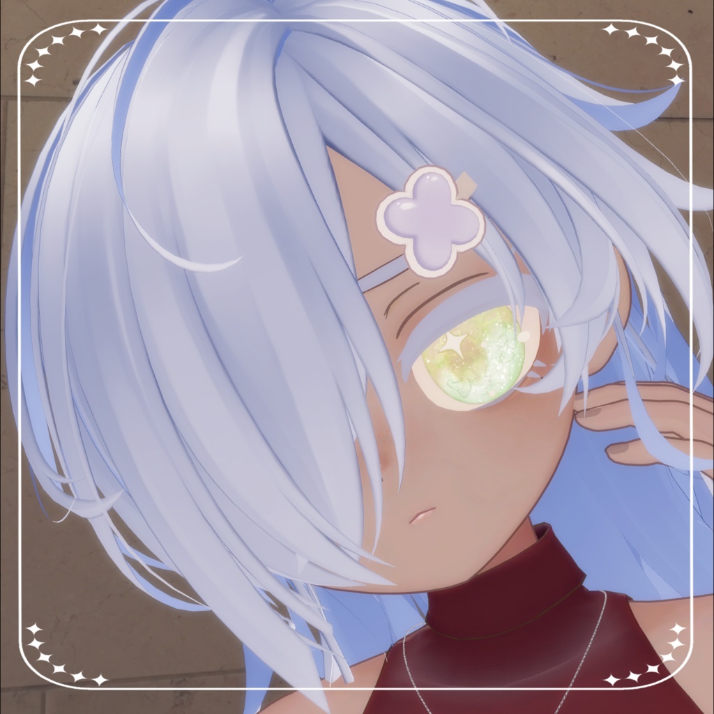 【しらつめ専用】滲む紫陽花 Eye Texture