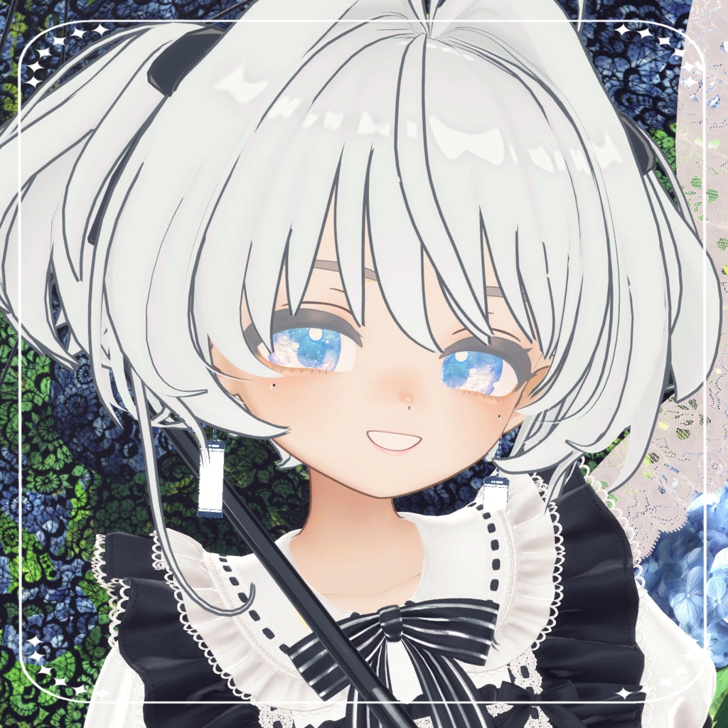 【しらつめ専用】滲む紫陽花 Eye Texture