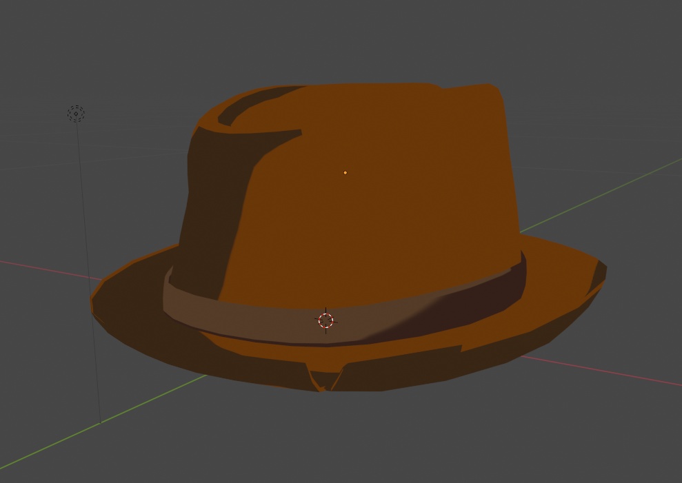 Low Poly Trilby Hat