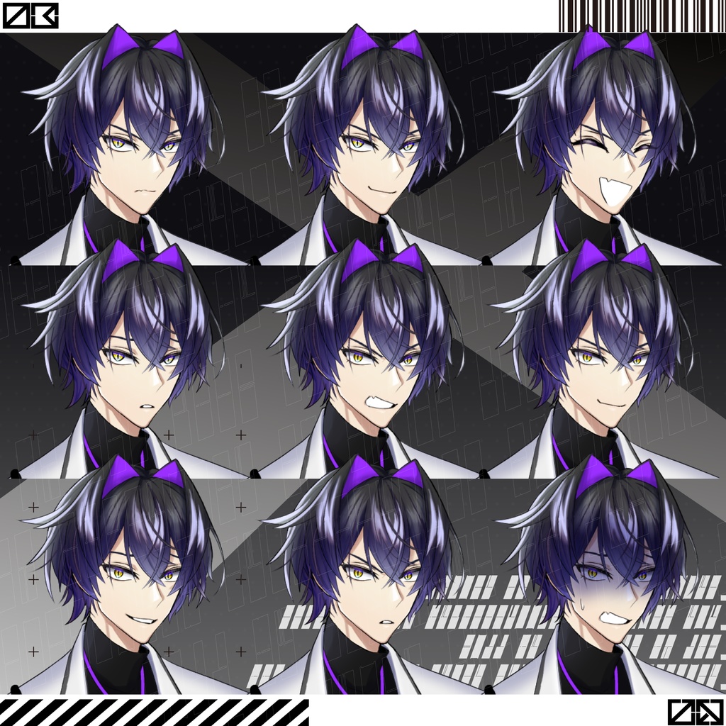 立ち絵素材No.4 エリート風男性_コート