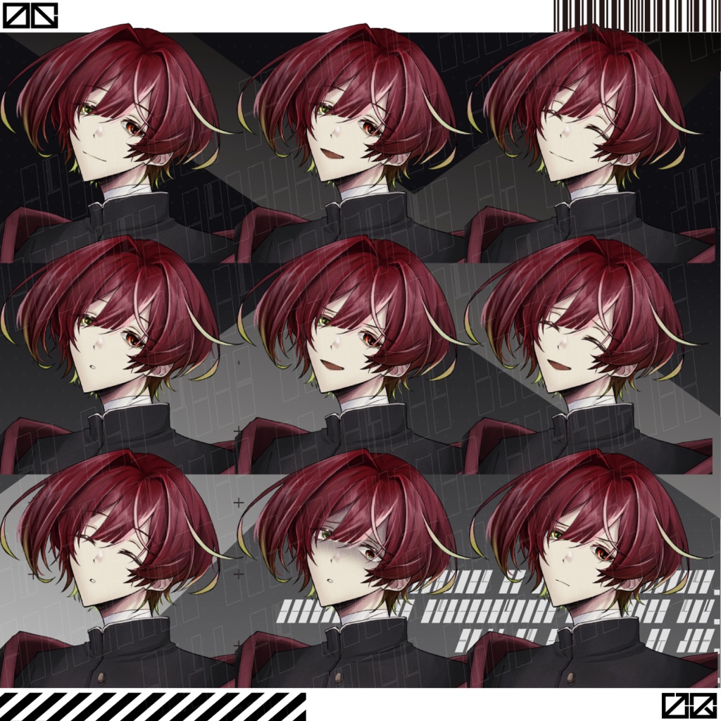 立ち絵素材No.5 男子学生_鈴