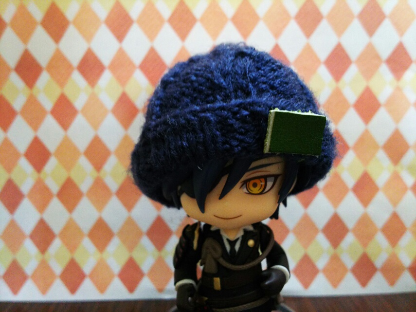 ねんどろいど用ワッチキャップ・紺