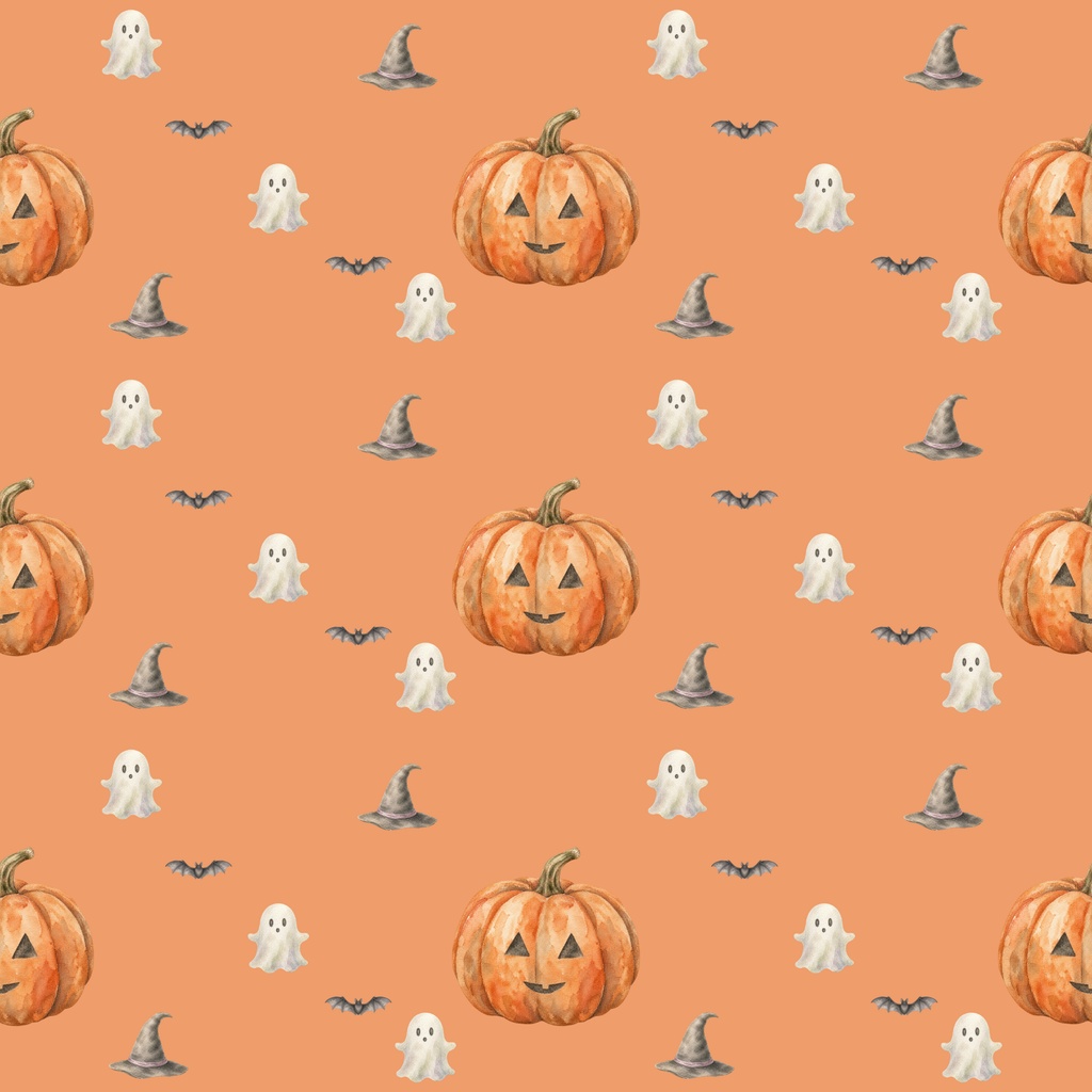 ハロウィン シームレス パターン柄
