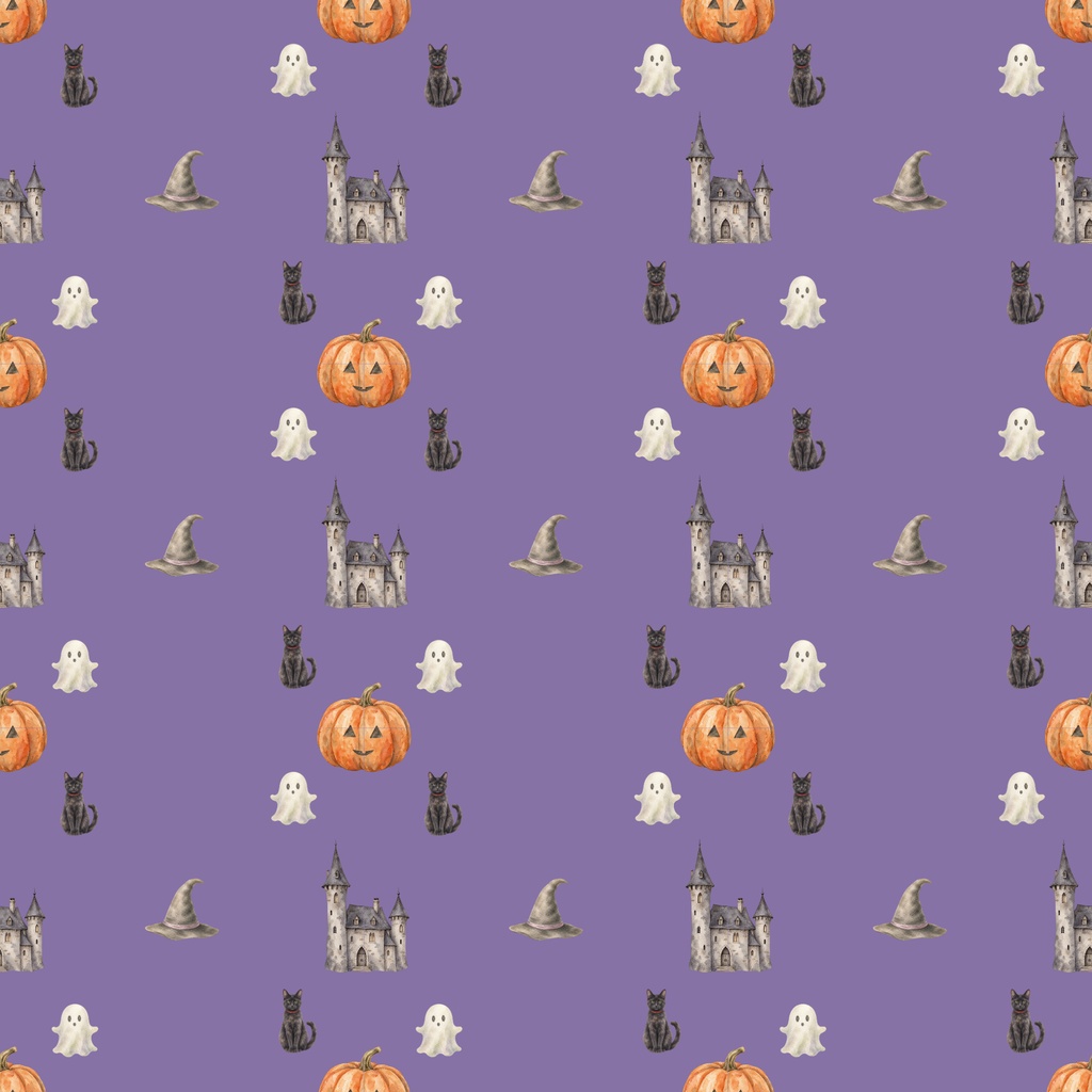 ハロウィン シームレス パターン柄