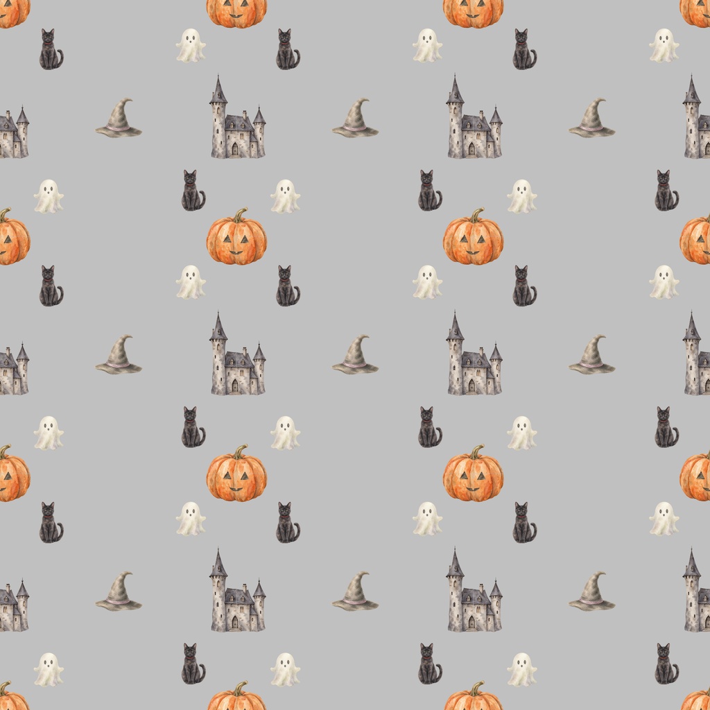 ハロウィン シームレス パターン柄