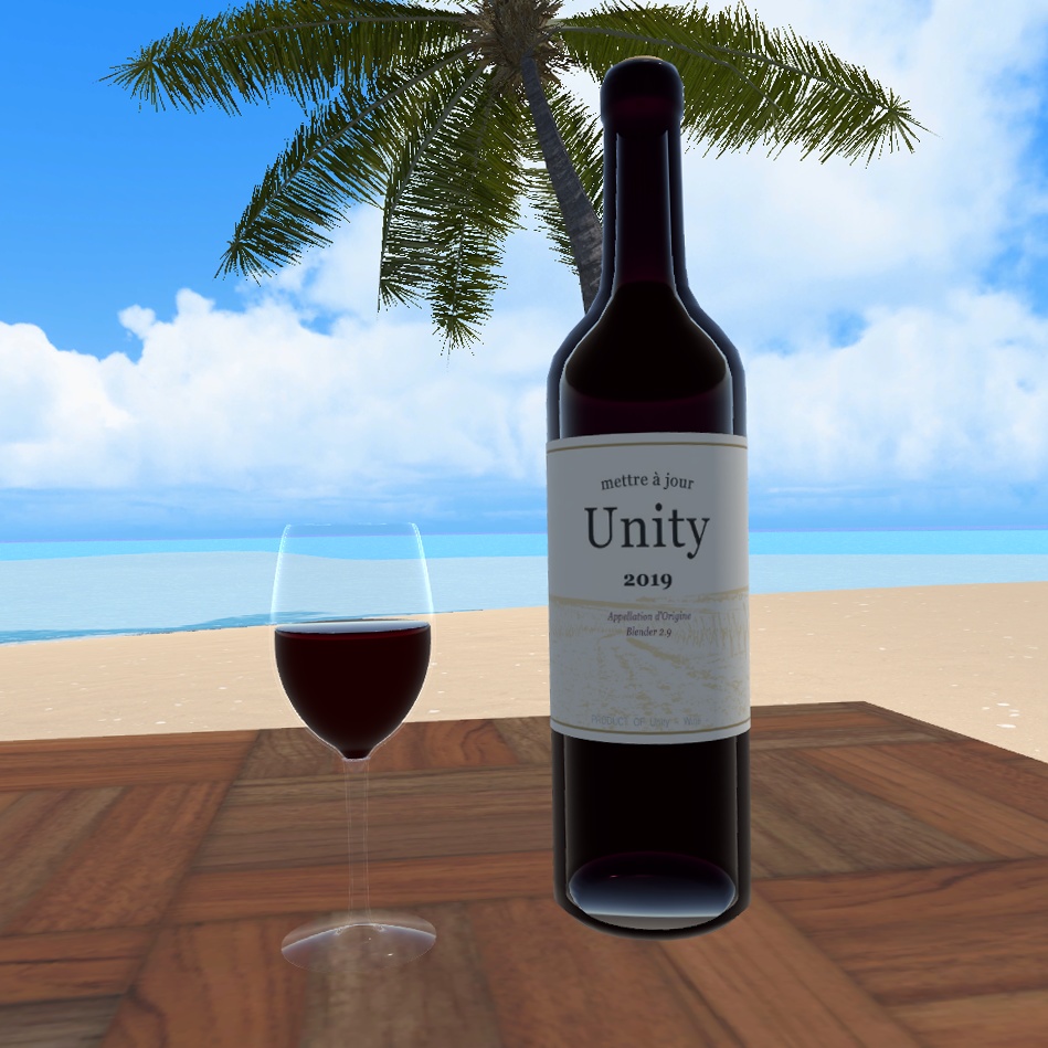 【無料】3Dモデル ワインセット