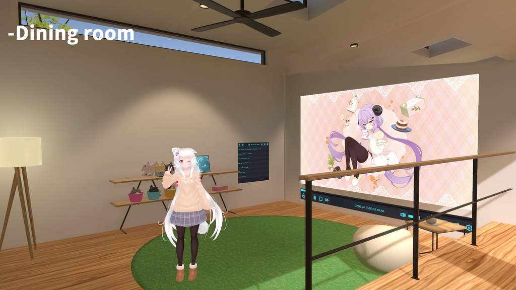 【VRCワールド想定】おつルーム -Simple-