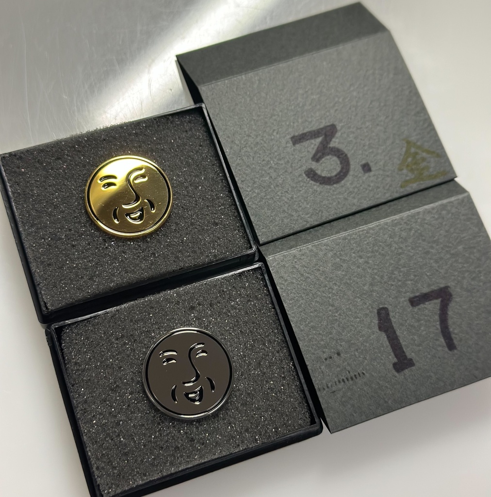 「あの顔」ピンバッジ(追加生産分)