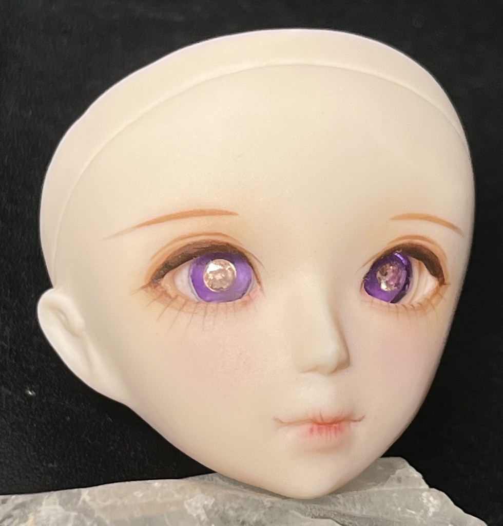 鉱物アイβ アメジスト×イエローサファイア