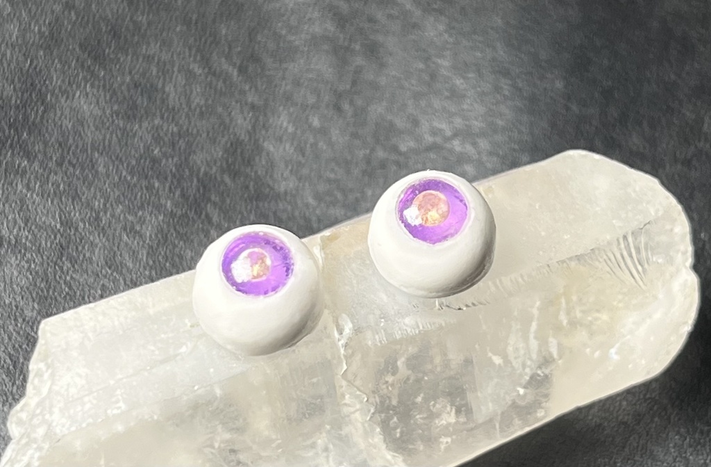 鉱物アイβ　アメジスト×イエローサファイア