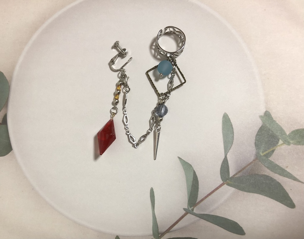 【再5販】タルタリヤ-ピアス(イヤリング)&イヤーカフ-