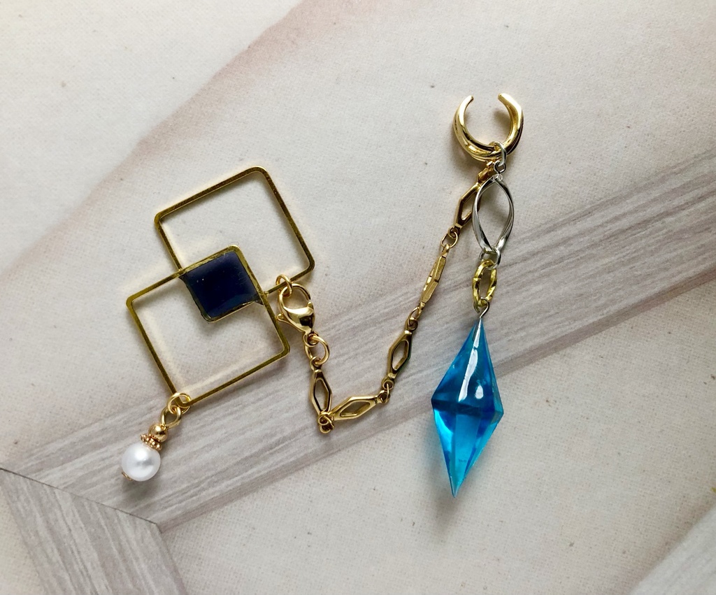 クロリンデ-ピアスorイヤリング&イヤーカフ-