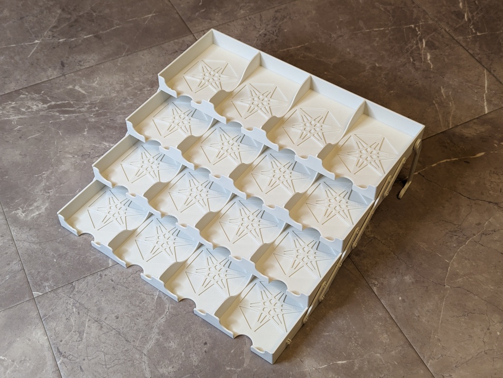 ◆収納枚数640枚!◆ドミニオンステージ ハートオブクラウン、スリーブ対応! 収納式ユーロサイズカードタワー ボドゲニク