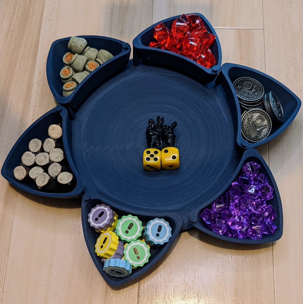 ▼フラワートレー ボードゲーム コンポーネント コンパクト収納 ボドゲニク