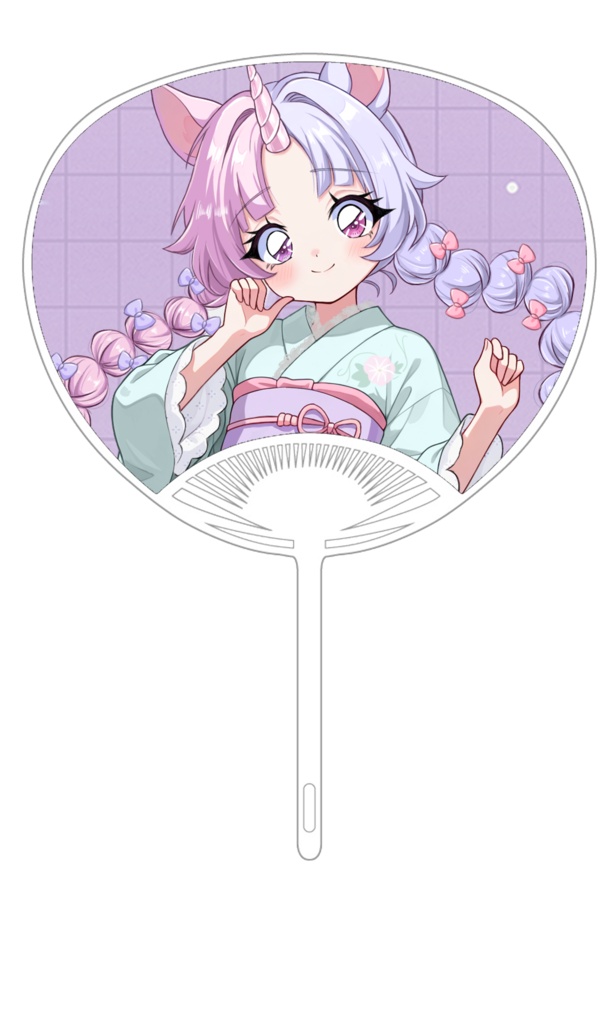 しくねうにSummerグッズ ミニうちわ【単品】