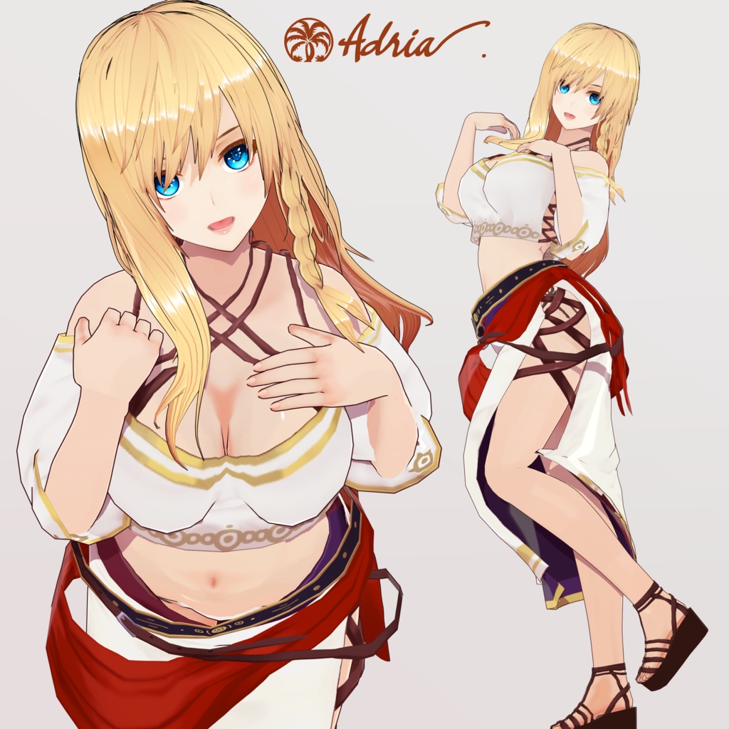 【金髪あみあみおねえちゃん】アドリアちゃん