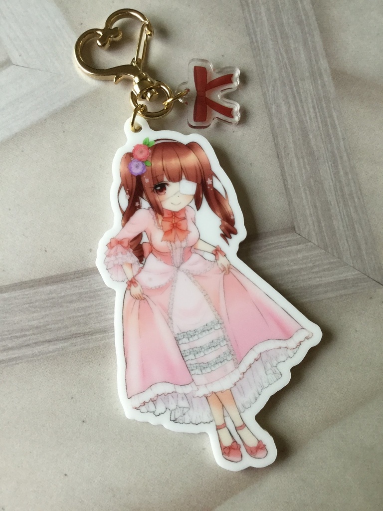 ロココ花園ゆりね アクリルキーホルダー 邪神ちゃんドロップキック
