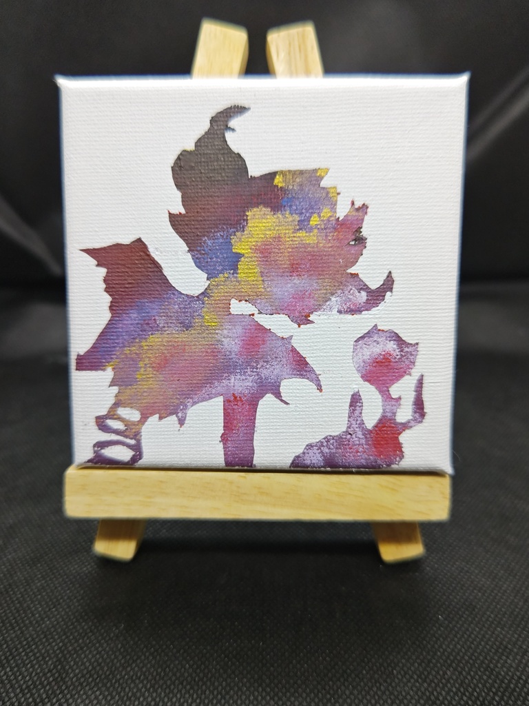 フラバルーシルエット画（キャンバス）