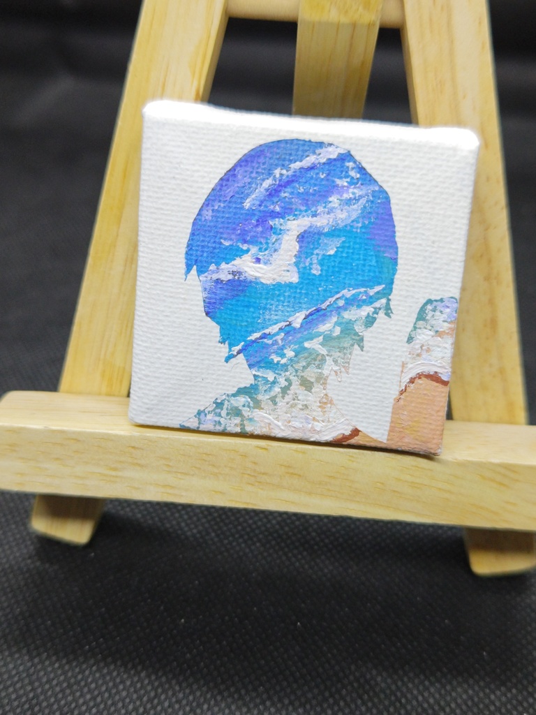 シルエット画（キャンバス）