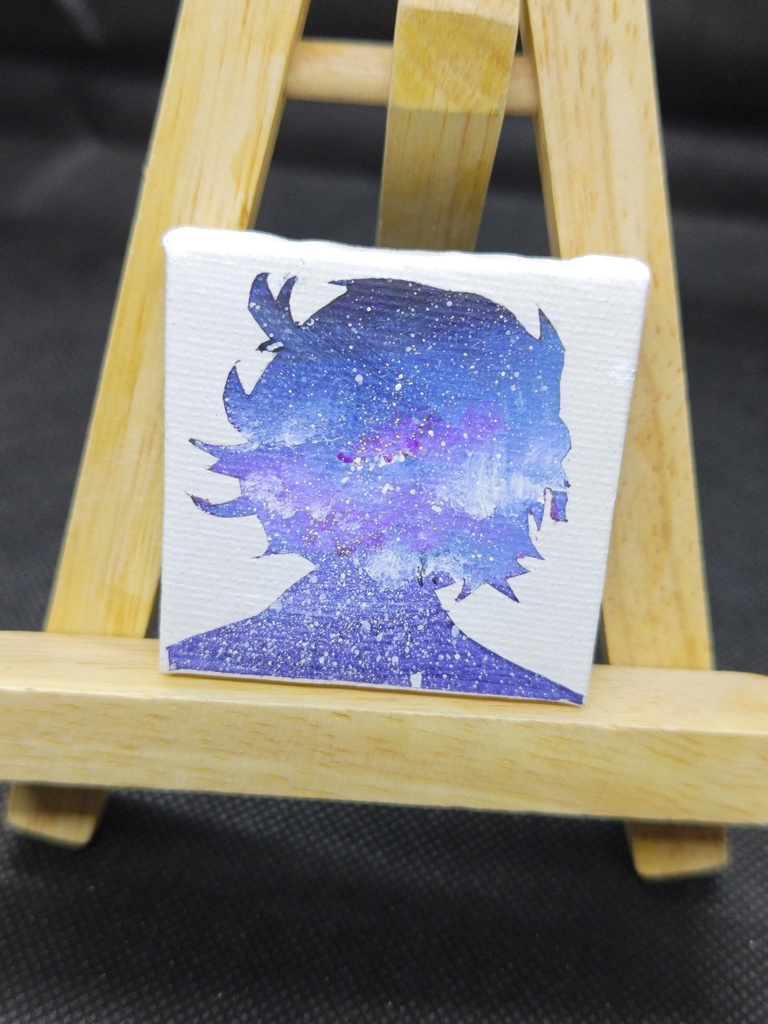 シルエット画（キャンバス）