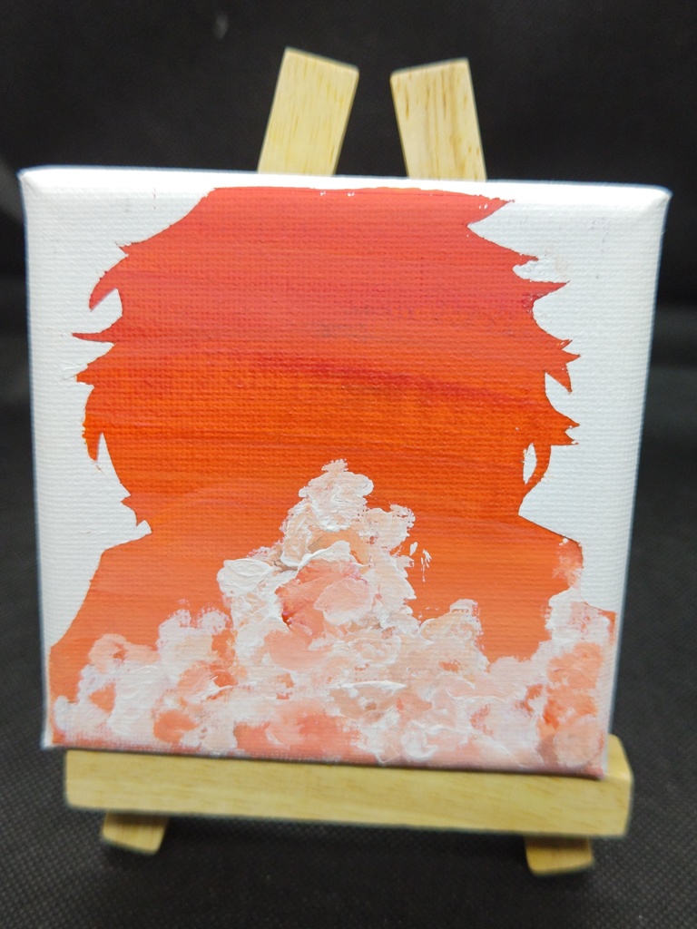 シルエット画（キャンバス）