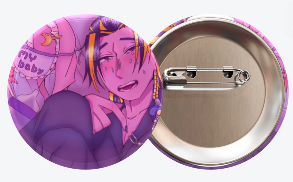 艶美くん缶バッジ