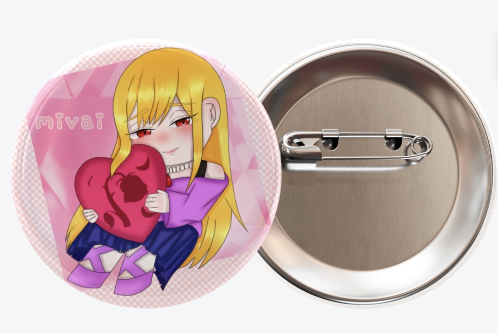 サスペンス劇場　ミイちゃん　缶バッジ TVアニメ「86―エイティシックス―」×mixx garden 2024