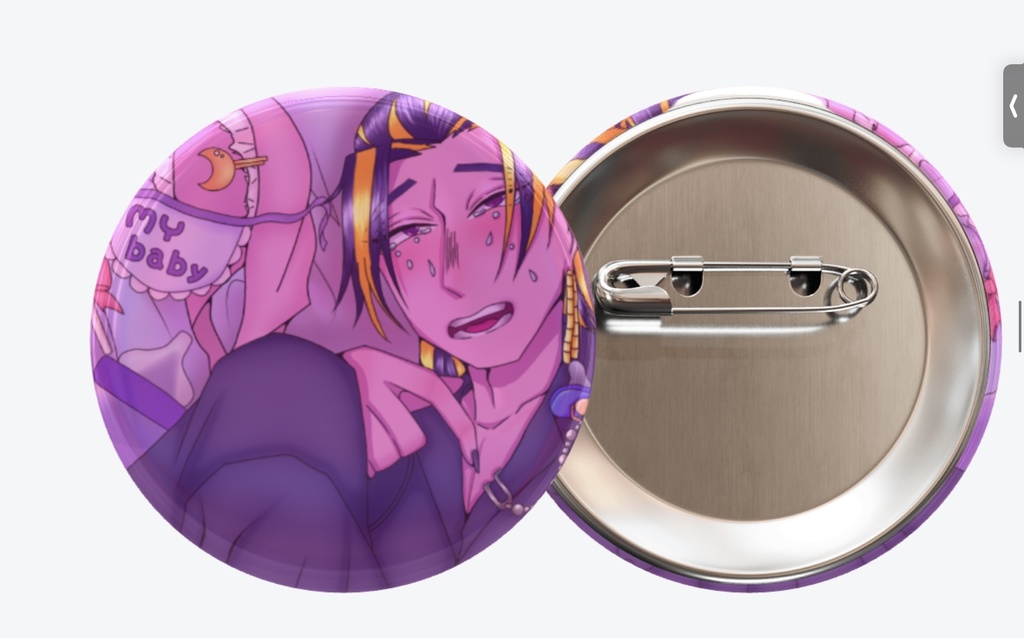 艶美くん&ミヴァイちゃん　缶バッジセット