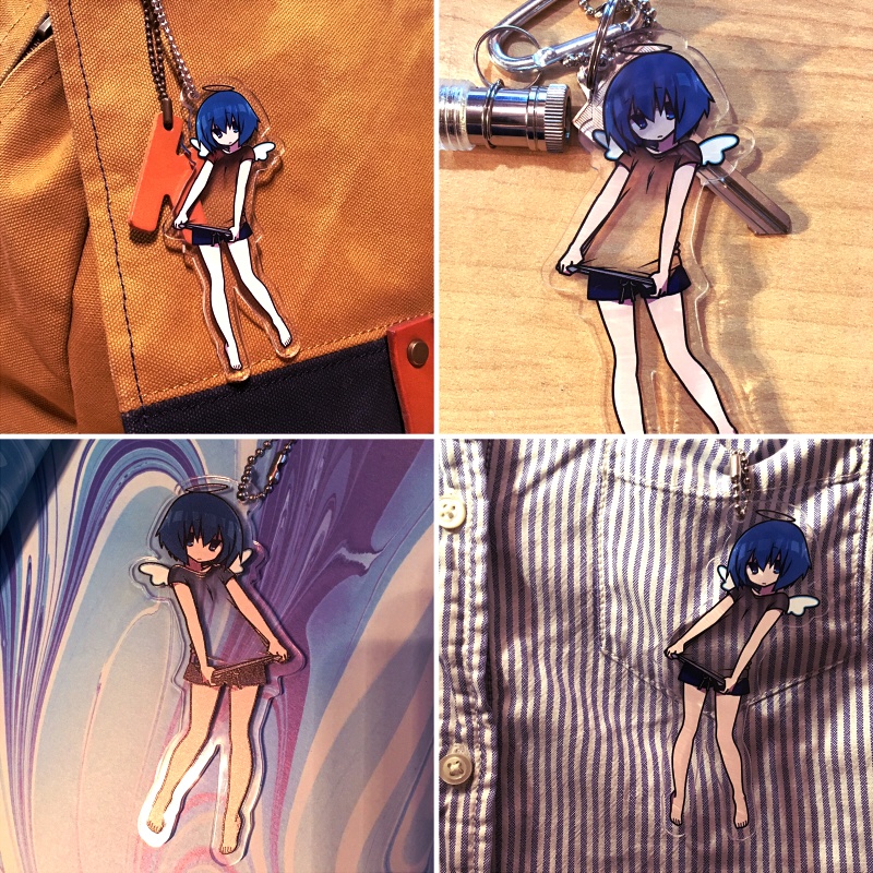 コンビニてんしアクリルキーホルダー