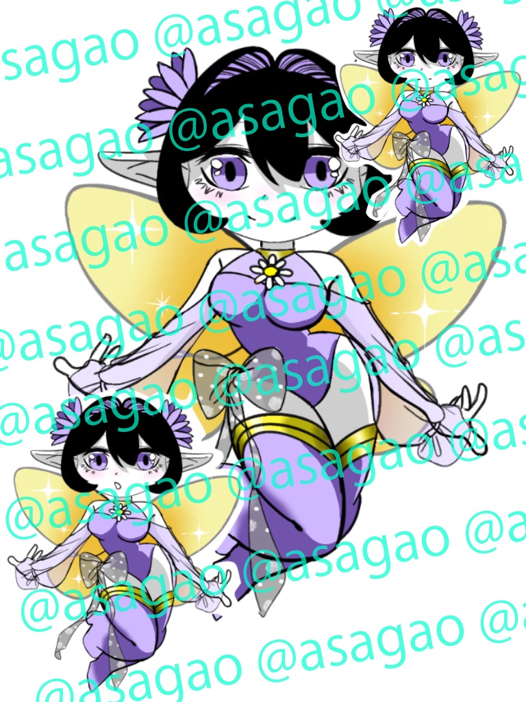 【素材】女の子の妖精_ Fairy