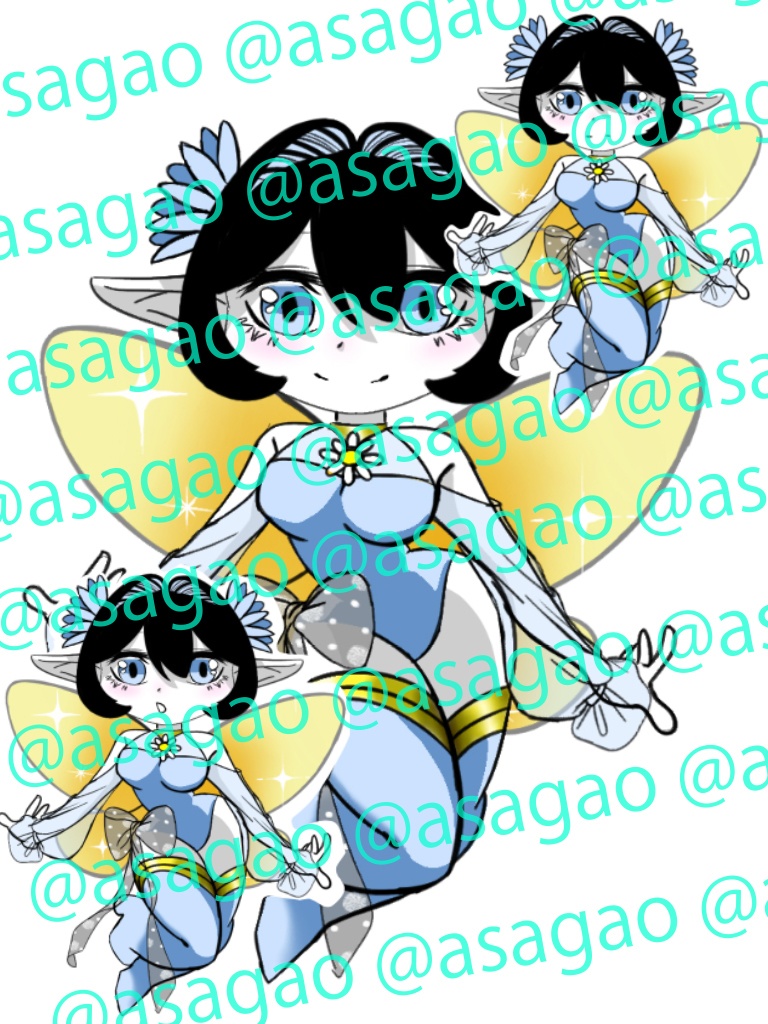 【素材】女の子の妖精_ Fairy