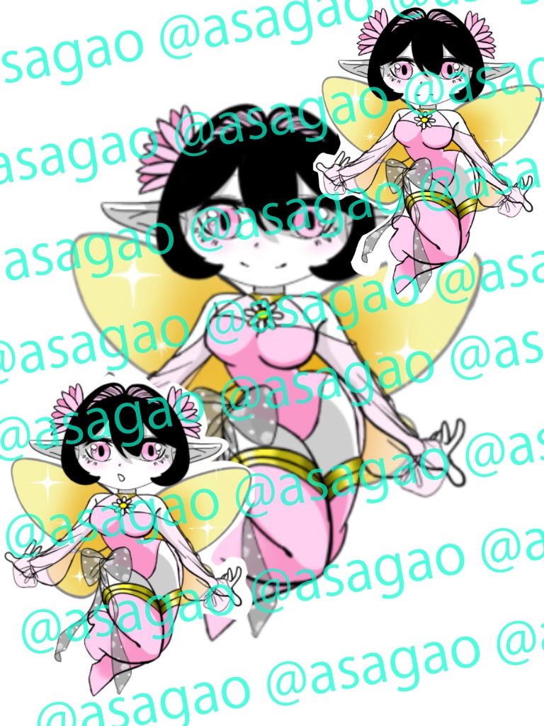 【素材】女の子の妖精_ Fairy