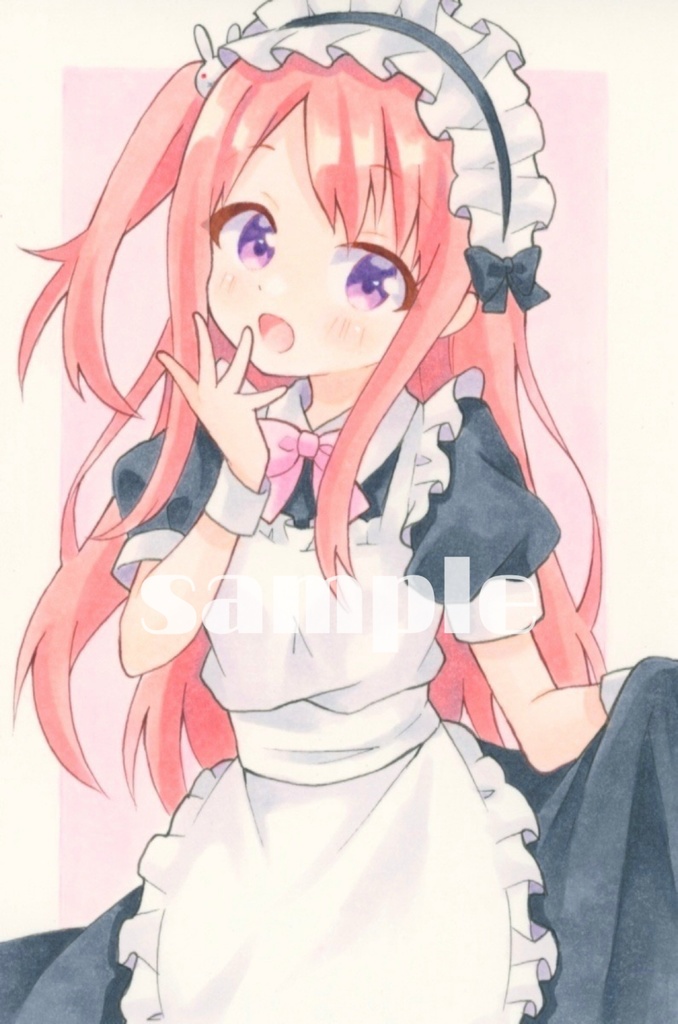 手描きイラスト 原画 温泉むすめ こんぴら桃萌